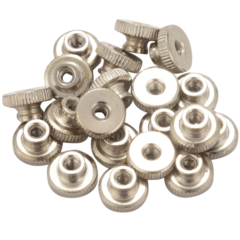 

Knurled Thumb Nuts M3 Carbon Steel Knurled Thumb Nuts 20 Pcs For 3D Printer Heated Bed