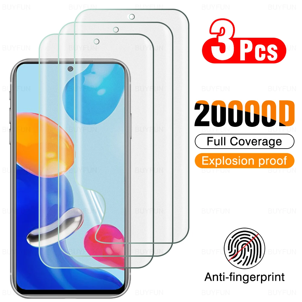 

Матовая Гидрогелевая пленка для Note 11 11t 11s 10 10s Pro Max Plus 4G, 3 шт., зеркальная матовая защитная пленка, полное покрытие экрана, водонепроницаемая