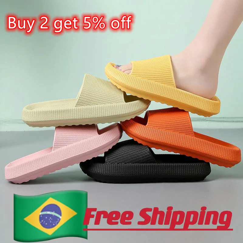 

Women Thick Platform Slippers Cloud Slippers Summer Beach Eva Flip Flop Women Sandals Soft Sole Slide Antislip Sandals Shoes
