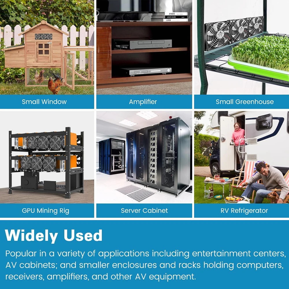 Вентилятор охлаждения 3000 об/мин с контроллером 120 мм 12 см В 220