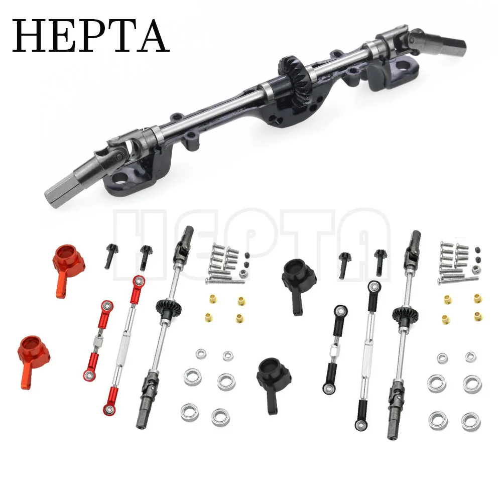 

Upgrade Metal Front Axle Gear Bridge Axlefor WPL B14 B24 B-24 C14 C24 C-24 B16 B36 Q60 1/16 RC Car Spare Parts Kit