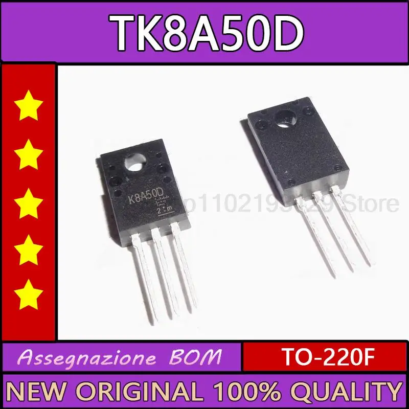 

10PCS/LOT K8a50d new imported field effect transistor tk8a50d