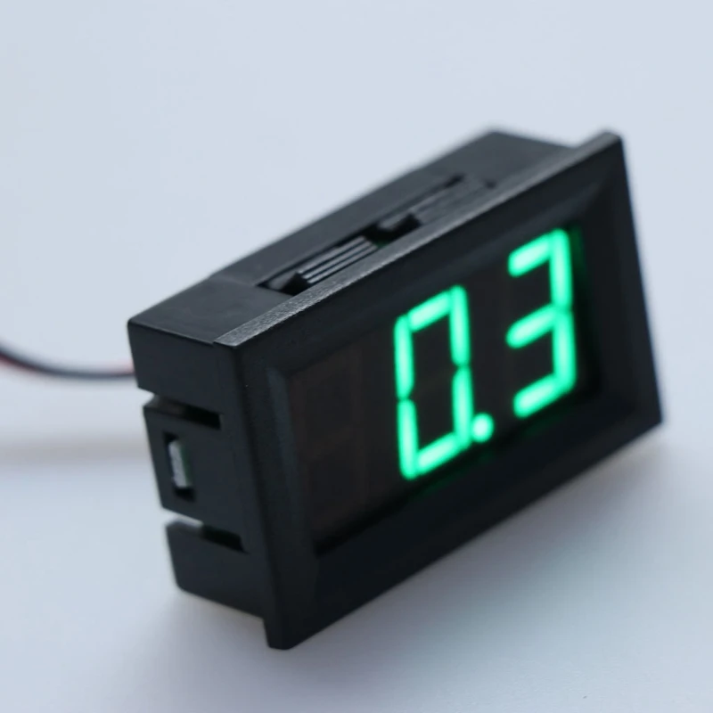 Цифровой вольтметр 3 провода 0 56 дюйма 0-100 В постоянного тока