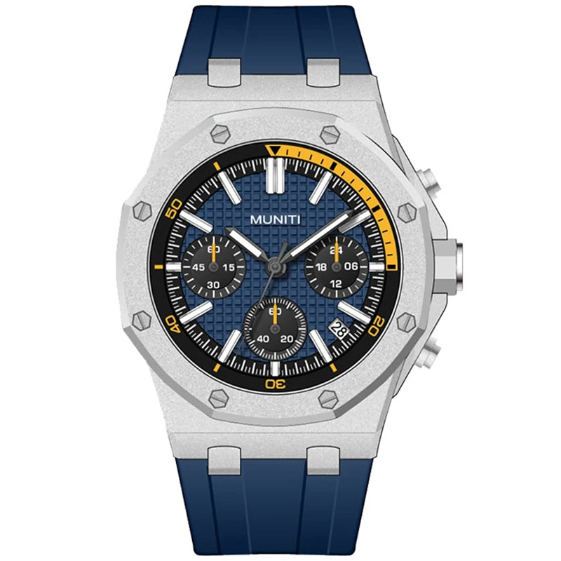 Многофункциональные спортивные кварцевые часы для мужчин наручные с