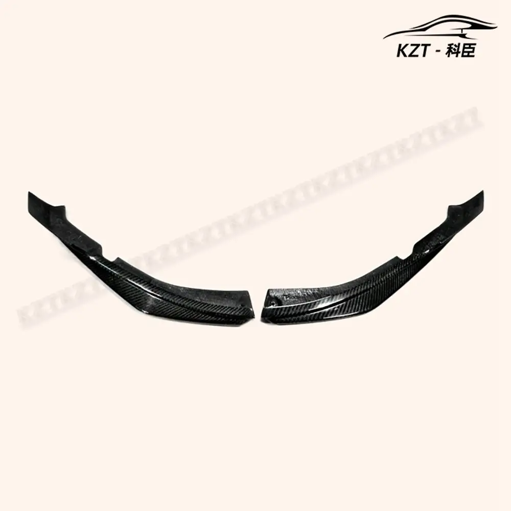

For Maserati Gran Turismo Mc Sport Line Front Lip 2Pcs Carbon Fiber