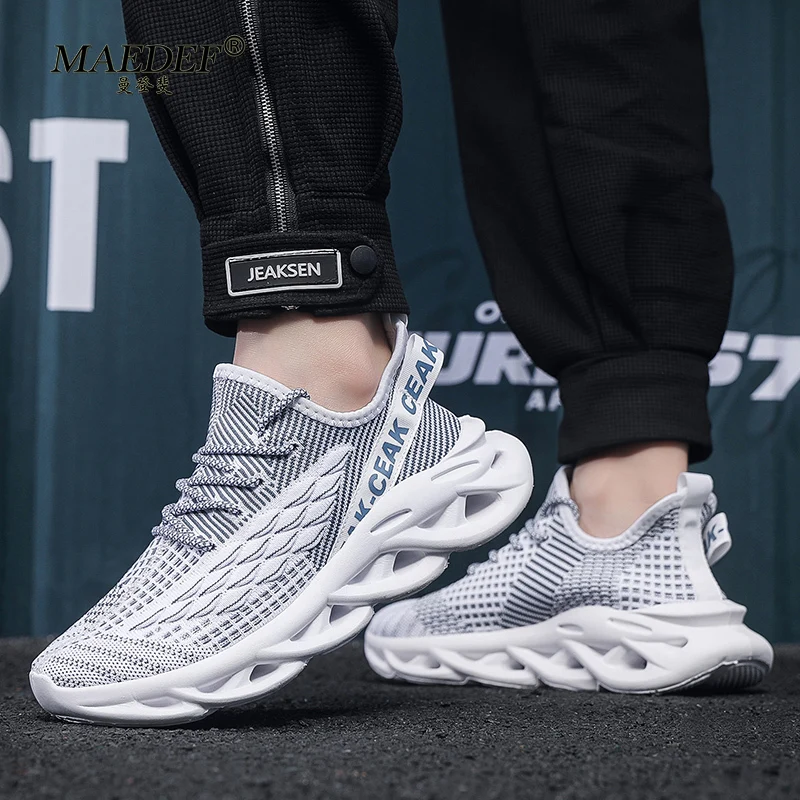 MAEDEF Shoes Men Non-Slip Male Sneakers Outdoor Sport Walking Jogging Shoe for Shock-Absorbing Sneaker Man Vulcanize