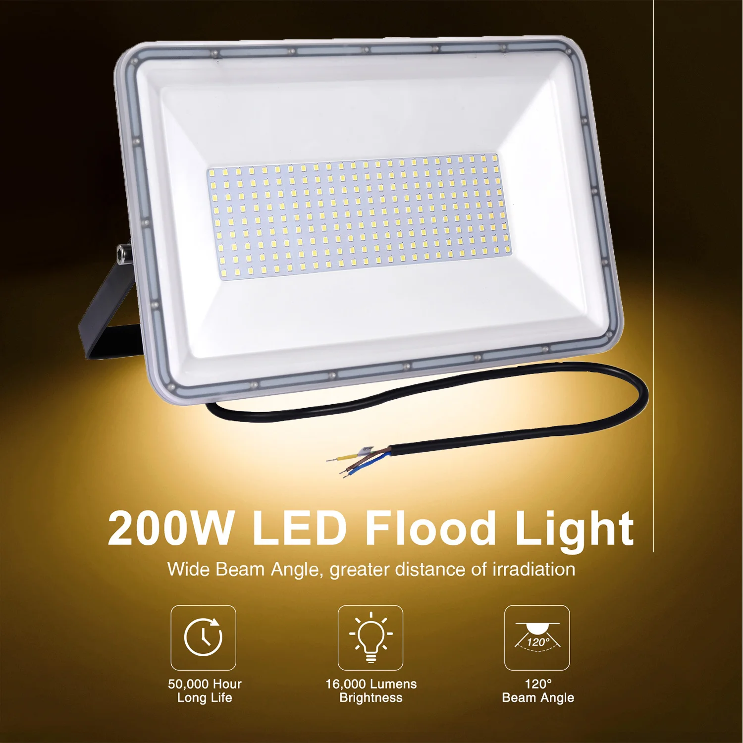 

Outdoor LED Flood Light 200W 220V Exterior Street Lights LED Floodlight LED Spotlight LED Projector Waterproof Outdoor Lighting