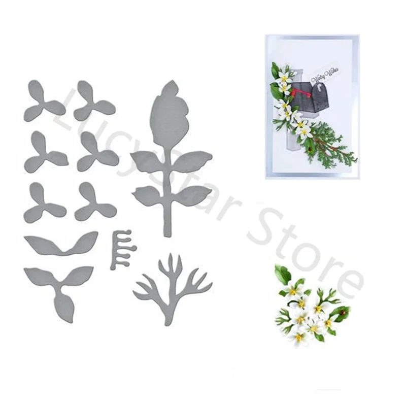 

New 2022 Christmas Metal Cutting Dies and Stamps DIY Scrapbook Paper Craft Handmade Album Cards Punch Art Embossing Template