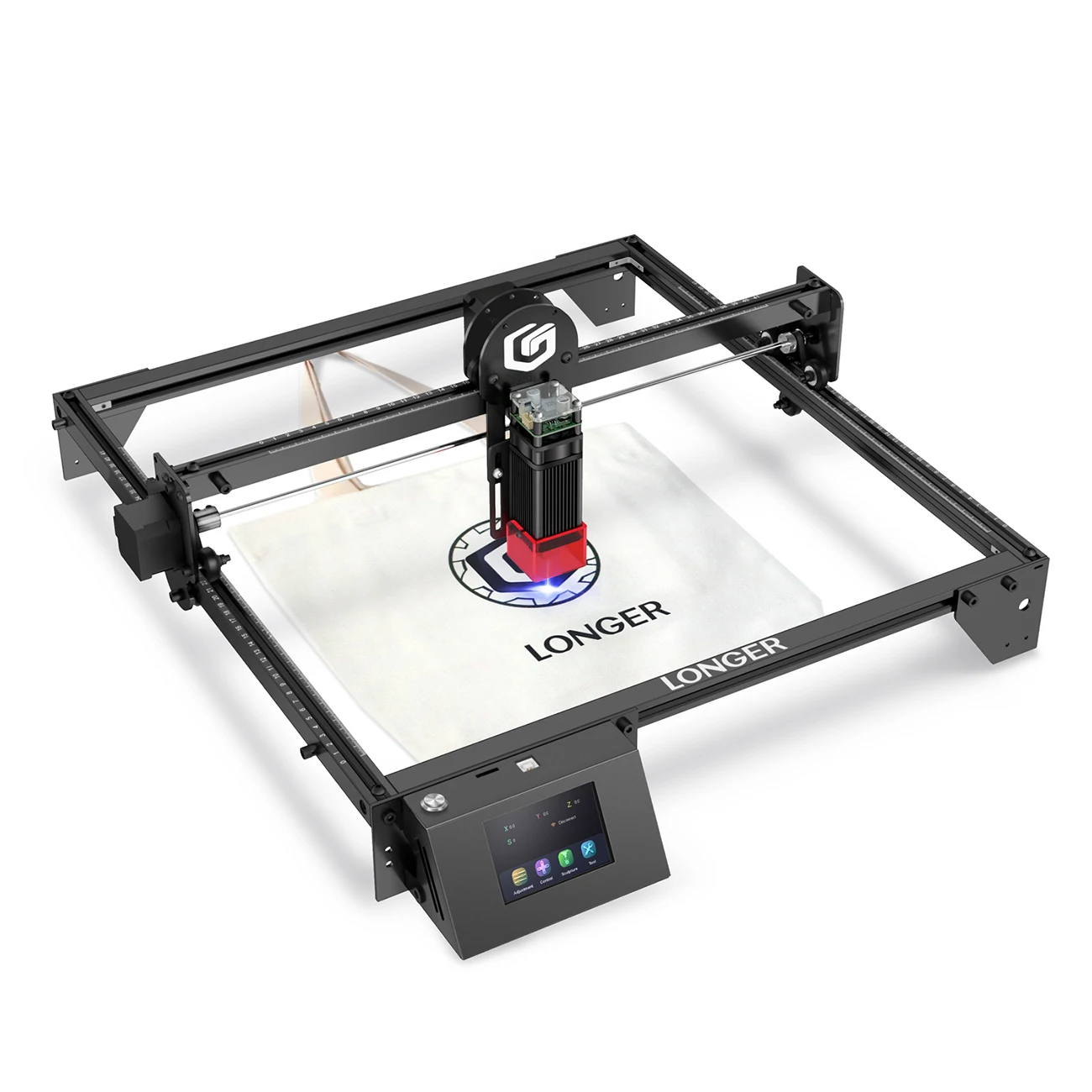 LONGER RAY 5 Laser Engraver 5W / 10W /20W WIFI Connection 3.5 Touch Screen 32-Bit Chipset Eye Protection Carving Area
