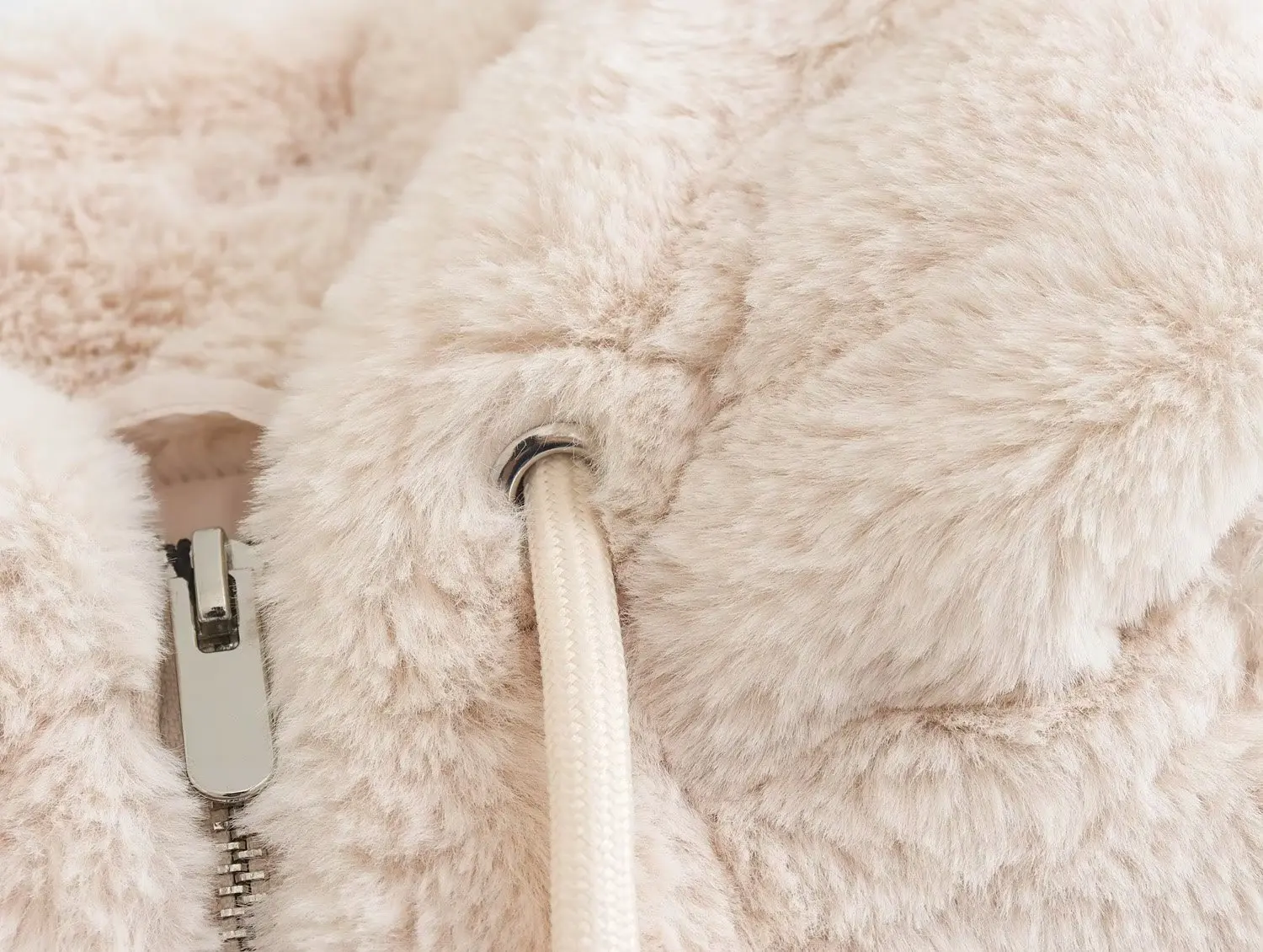 2023 New Winter New Women Cashmere Soft Fur Hooded Jacket Elastic Streetwear Harajuku Coat Winter Faux Fur Zipper Parka