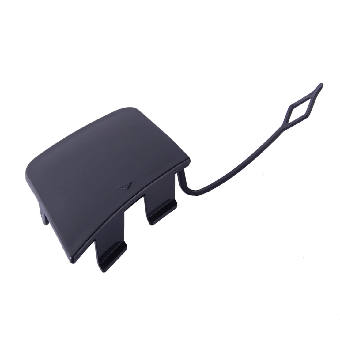 Черный Автомобильный передний бампер буксировочный крючок накладка на глаза