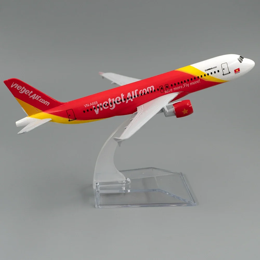 Масштаб 1:400 320 металлическая копия самолета 16 см Viet Jet Air Vietnam Airlines A320 Airbus литая
