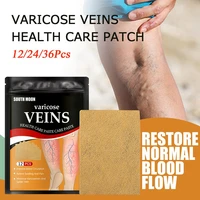 122436pcs varicose vein treatment patch leg sore swelling relief plaster patch earthworm leg body health care sticker
