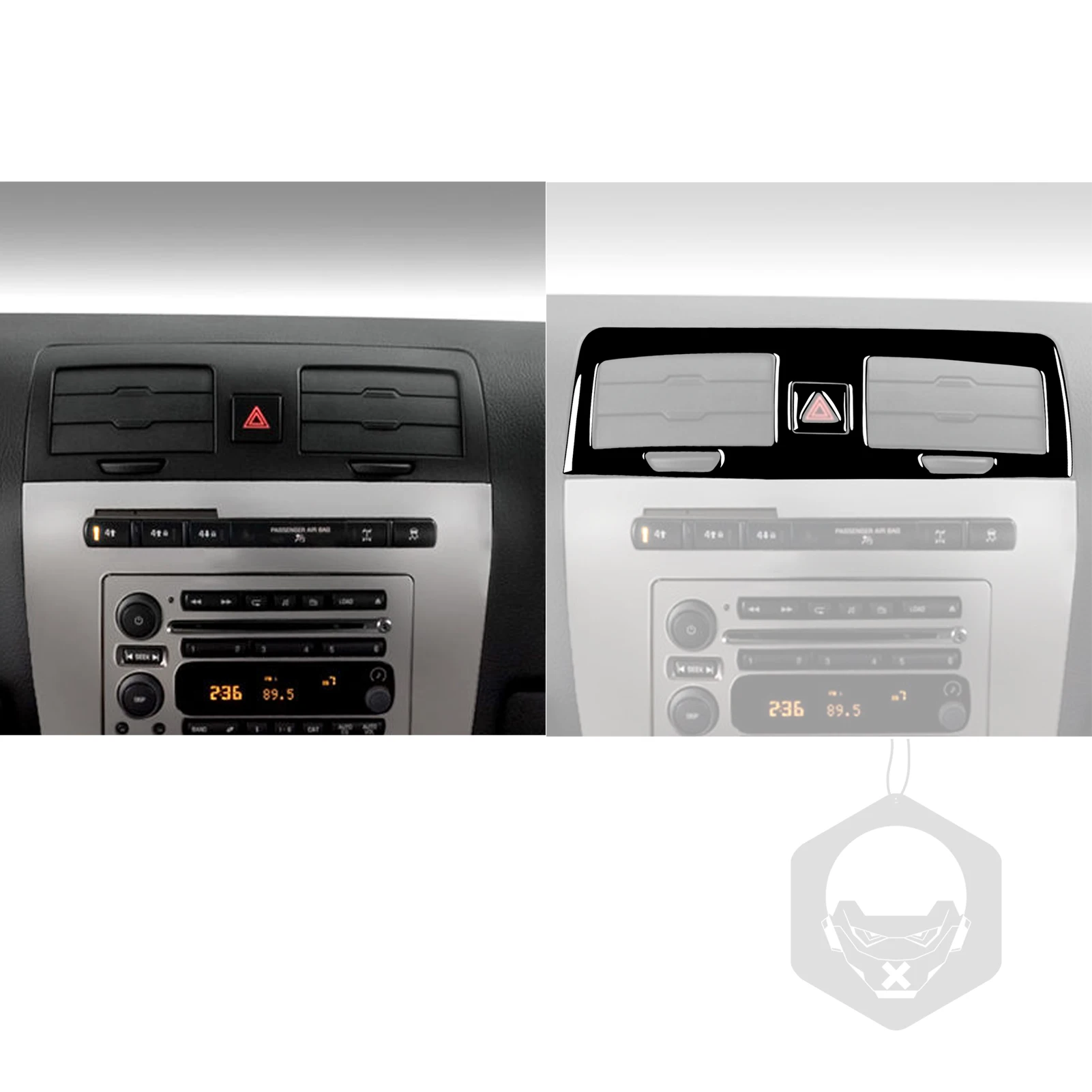 Для Hummer H3 2006-2010 фортепиано черный аварийный свет панель воздуховыпускного