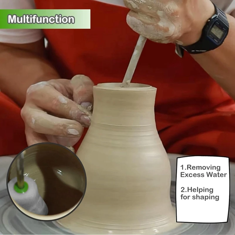 LICG 2 шт. телескопическая губка на палочке держатель для губки керамической