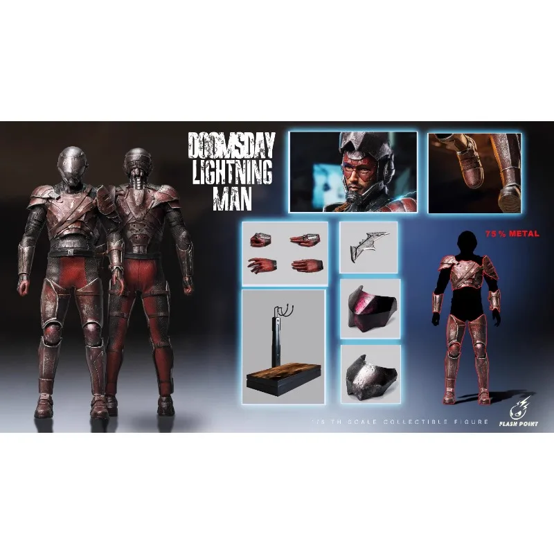 В наличии оригинальная вспышка Studio Fp-22166 Doomsday Lightning Man 1/6 аутентичная
