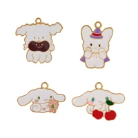 sanrio cute cartoon necklace pendant cinnamoroll anime creative fashion pendant girl pendant woman jewelry car key decoration