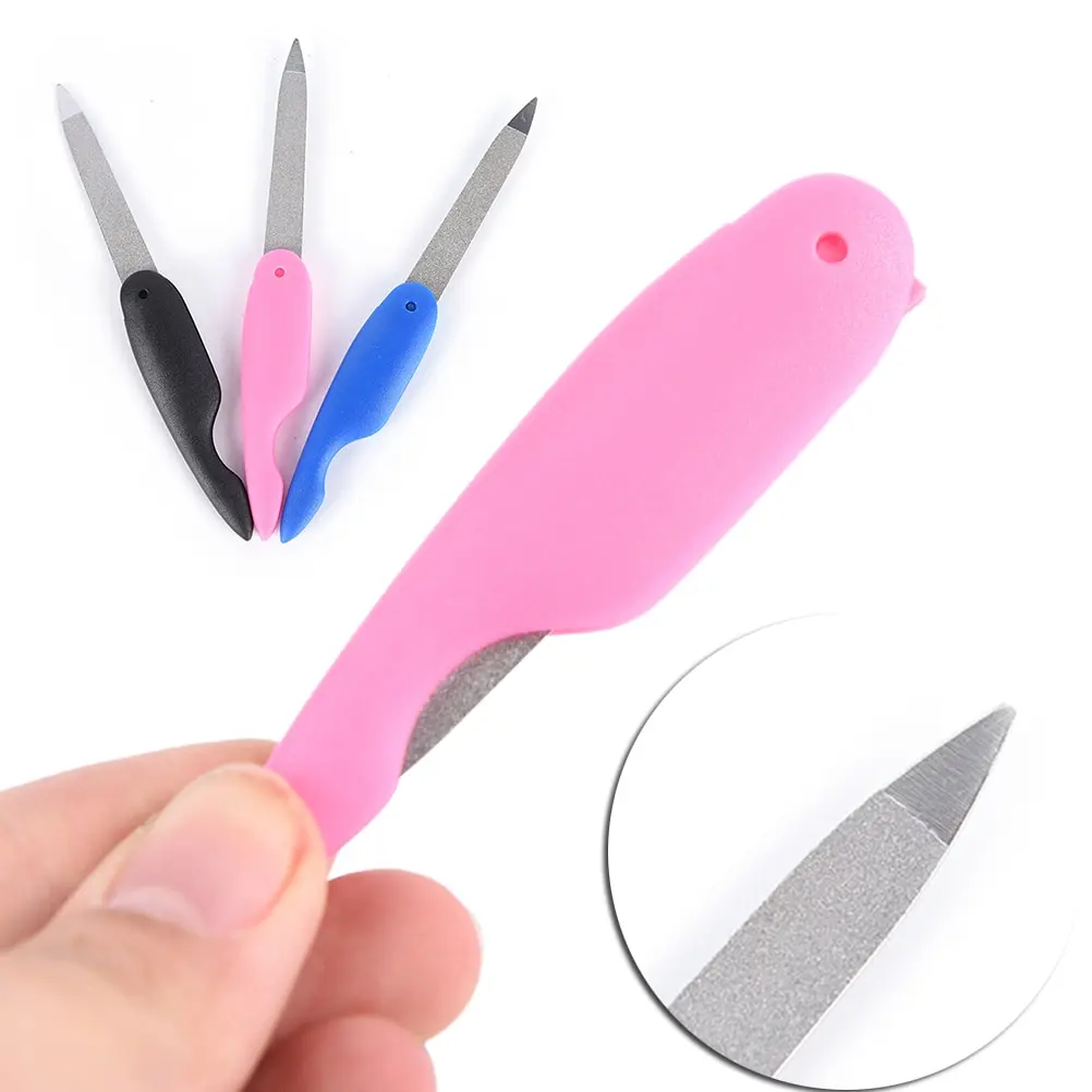 

Nail File Metalic Stainless Steel Fold Purple Lixa De Unha Cuticle Lime Ongle A Professionel Tool Lima Unghie Files