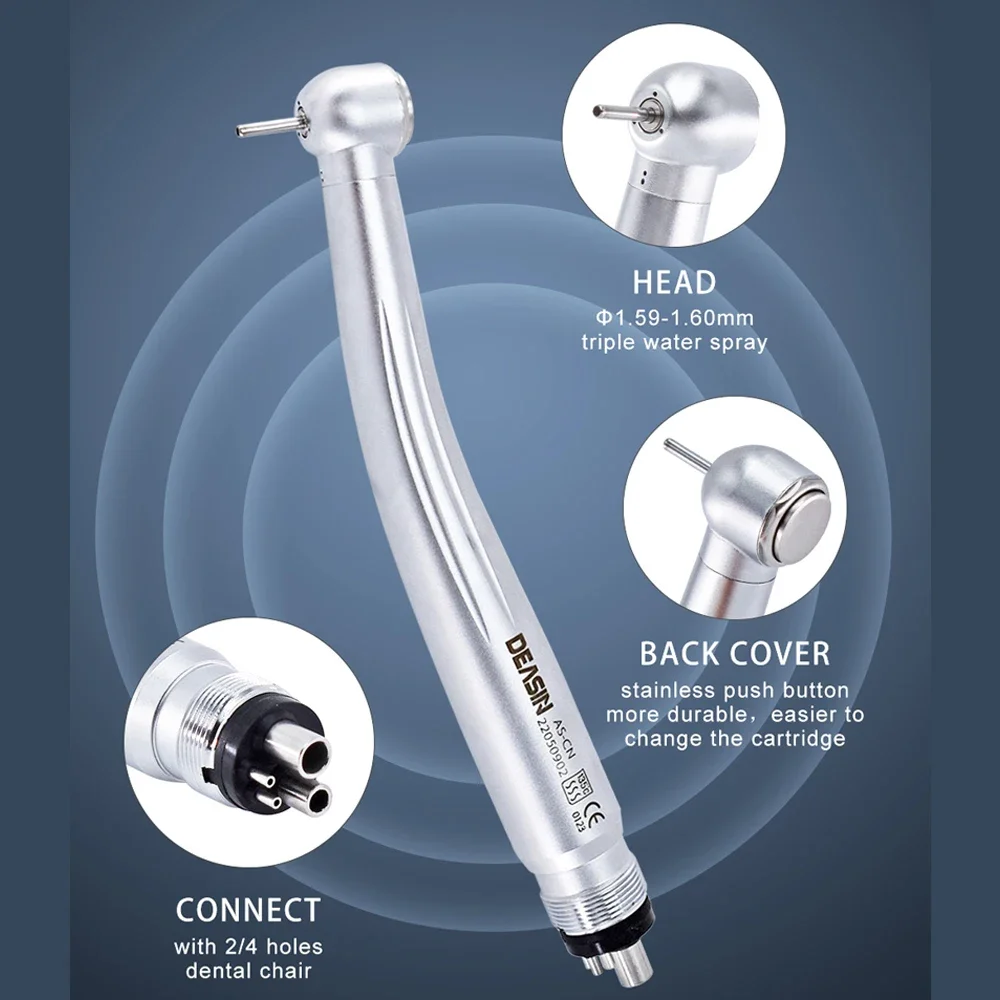 Высоко- и низкоскоростной наконечник E-типа с 2/4 отверстиями для NSK стиля Ex-203c