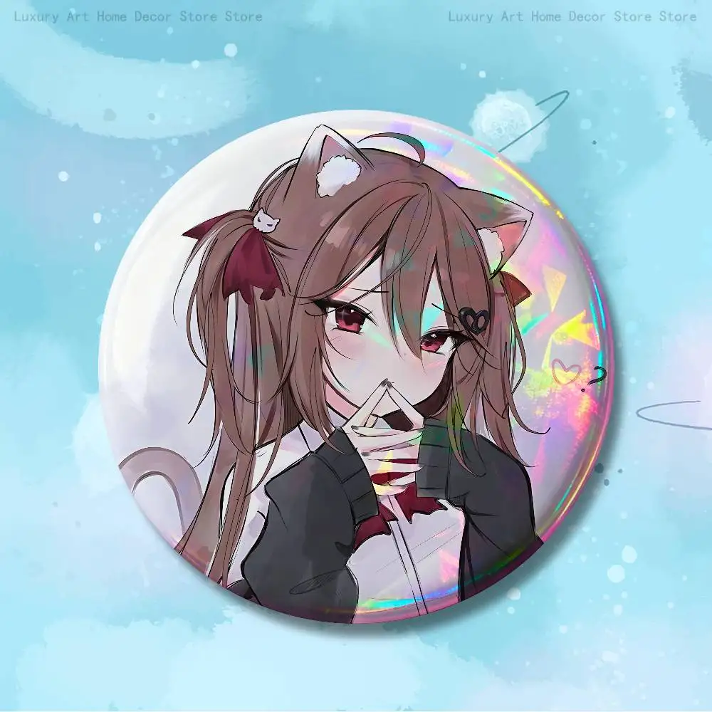 Броши-значки Neuro S-Sama E-Evil Vtuber 58мм 44мм с HD-печатью, круглые, для демонстрации, в стиле Pretty Derby (art.: 3920d8a783cd8) - 3920d8a783cd8
