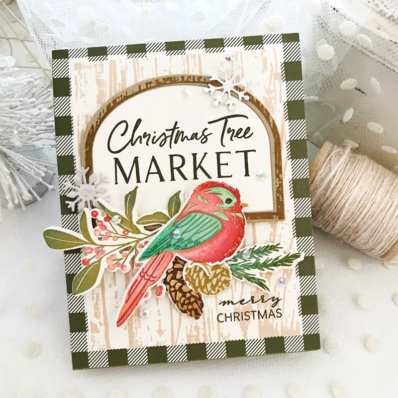 Пернатые друзья мини-птицы новинка 2022 прозрачный штамп для скрапбукинга