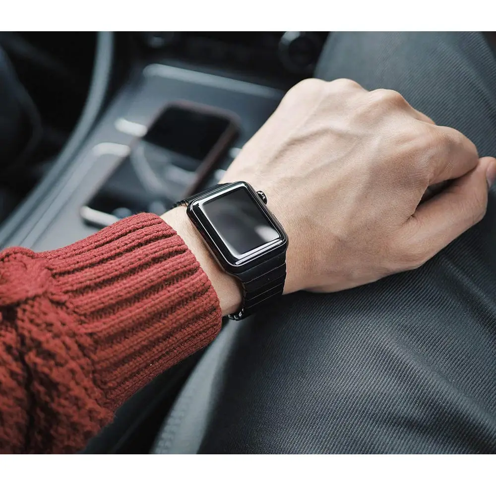 Браслет металлический из нержавеющей стали для Apple watch Ultra 8 7 6 5 4 SE браслет iWatch series