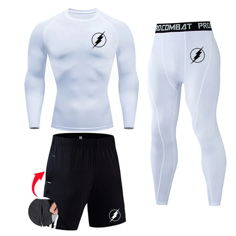 

Compression sportswear Long Underwear Men's Clothing Winter First layer skin Thermal underwear Long johns Full suit Tracksuit