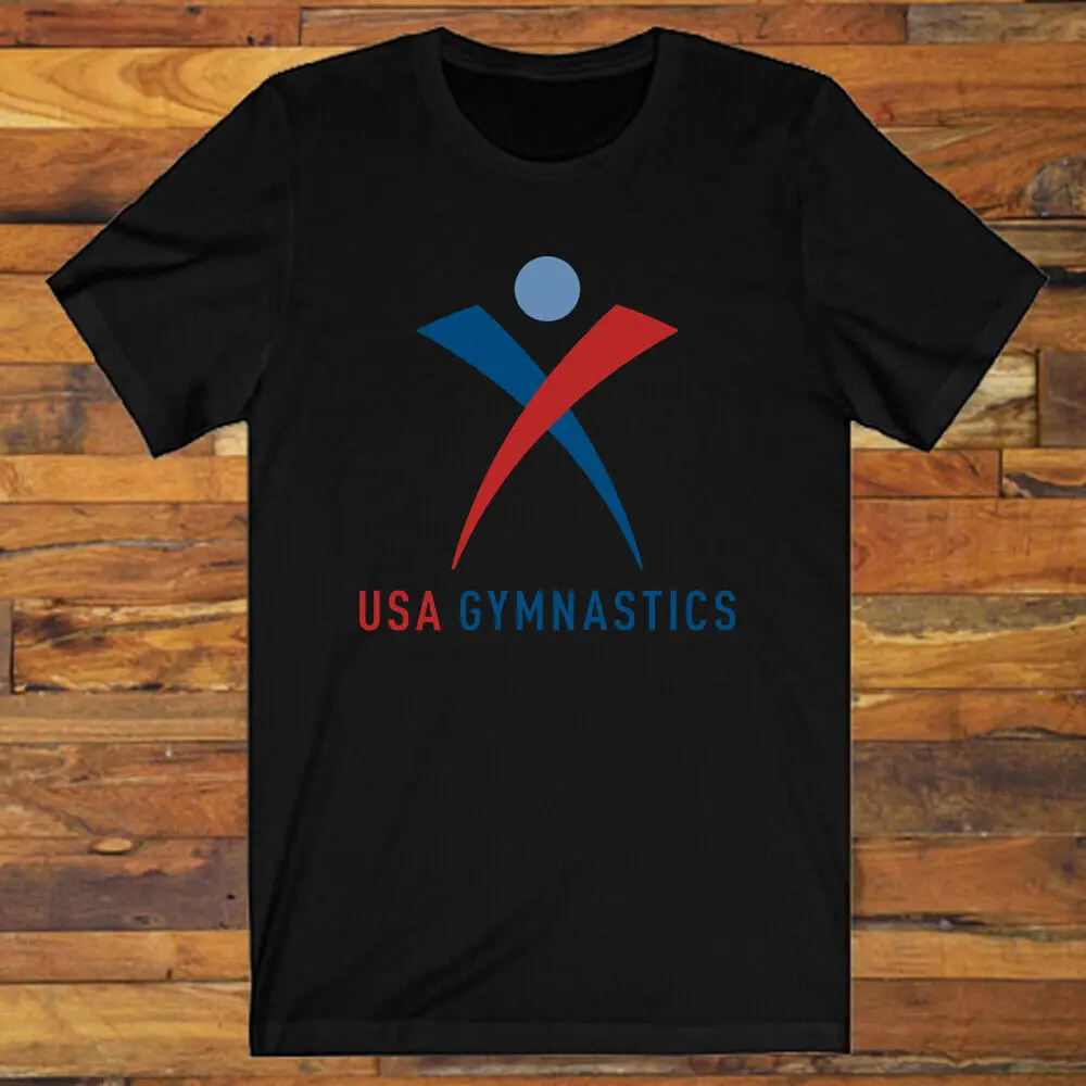 Мужская черная футболка Team USA US Gymnastics S-5XL