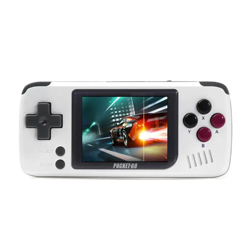 Фото Портативная игровая консоль V2 PocketGo в стиле ретро, игровая консоль с экраном 2,4 дюйма, PlayStation 32G, карта TF, Классический игровой плеер для NES/GB/GBC/... №4