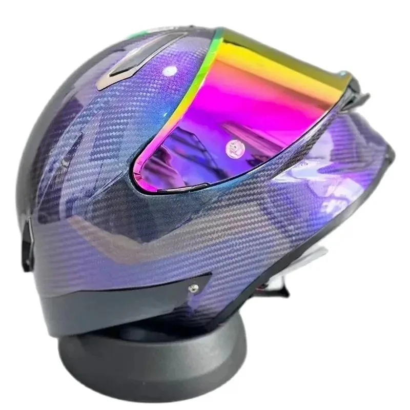 Шлем-Хамелеон из углеродного волокна большой спойлер для мотокросса езды на