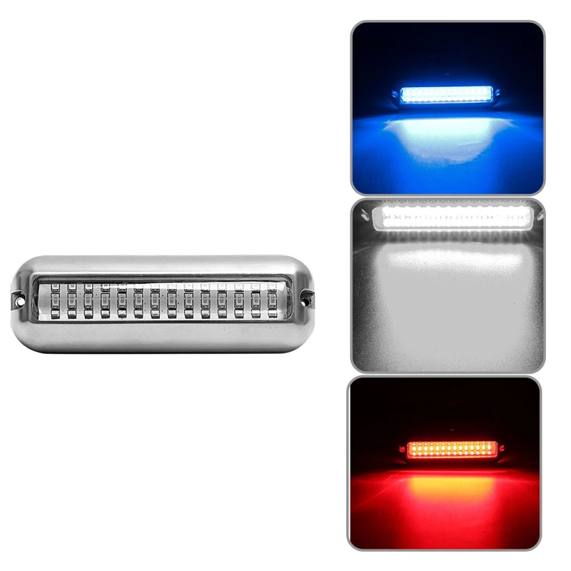 

50 Вт, 42 светодиода, шлюпонная подводная лампа, из нержавеющей стали