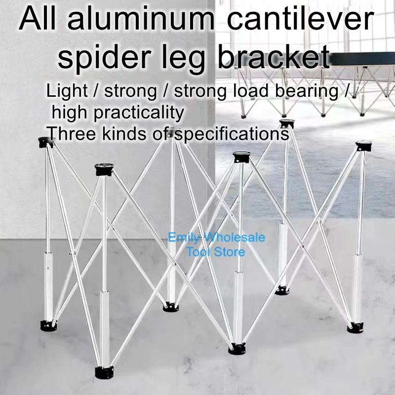 Aluminum alloy multi-functional spider leg folding telescopic workbench woodworking home furnishing rock board track cutting
