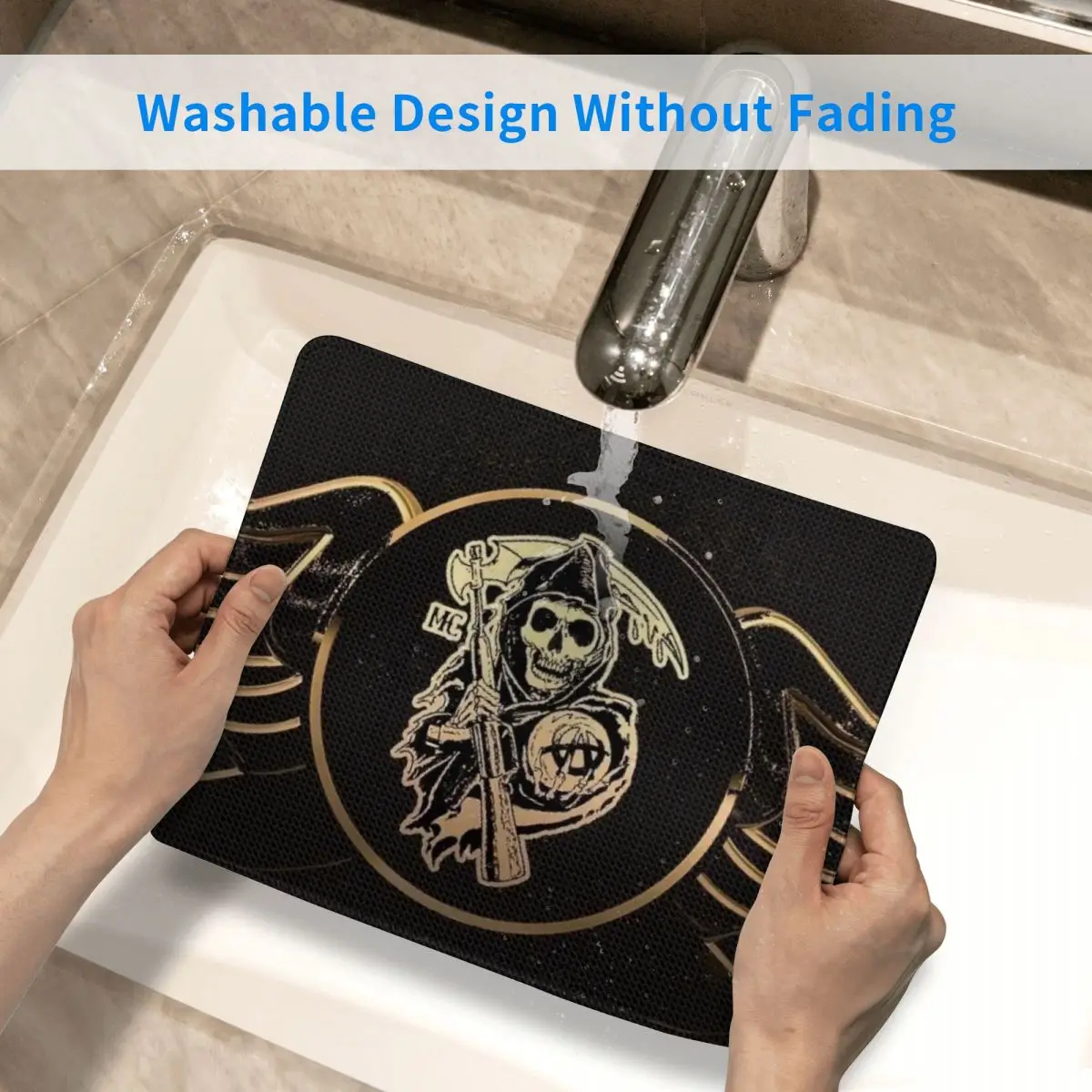 Коврик для мыши с резиновой основой антискользящий игровой коврик в ретро стиле