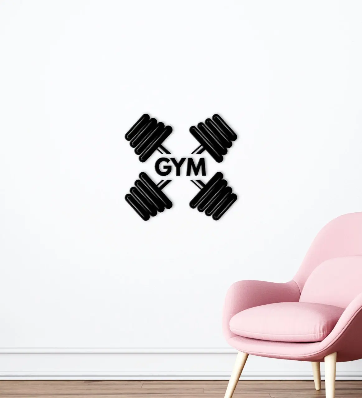 

BK Home GYM дизайн деревянная стена султс-18