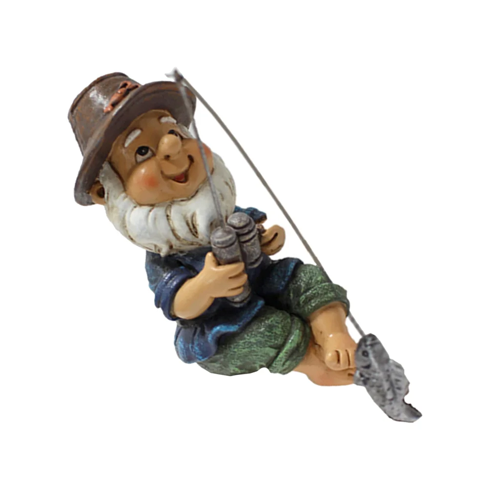 

Gnome Resin Dwarf Statue Garden Figurine Miniature Christmas Gnomes Sculpture Statues Ornament Figures Mini Elf Decor Micro