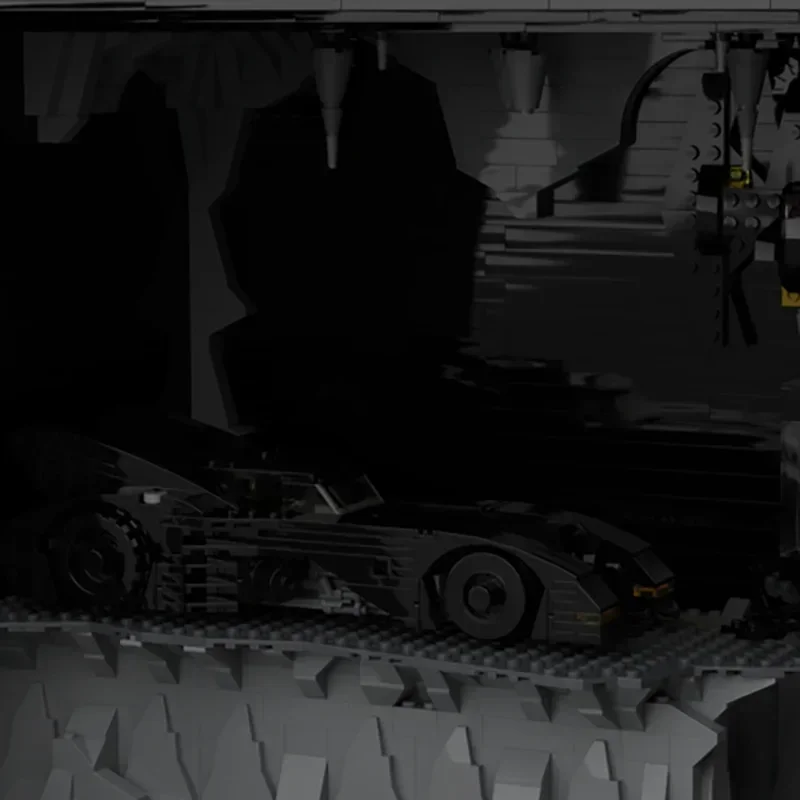 Hero Movie YcMoc BatCave Shadowbox Redux модель конструктор 14+