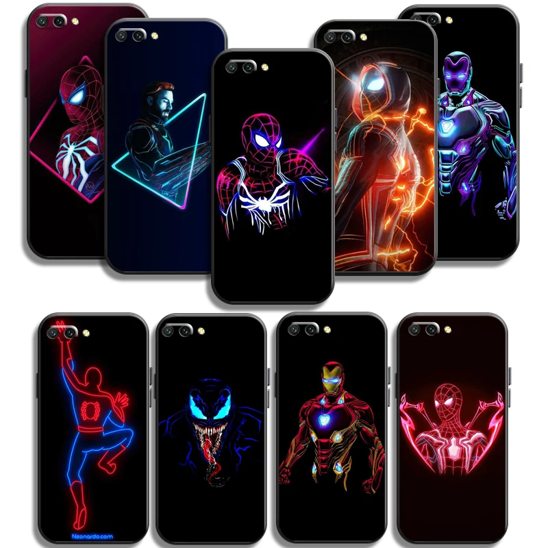 

Marvel Logo Phone Cases For Huawei Honor Y6 Y7 2019 Y9 2018 Y9 Prime 2019 Y9 2019 Y9A Cases Soft TPU Carcasa Back Cover