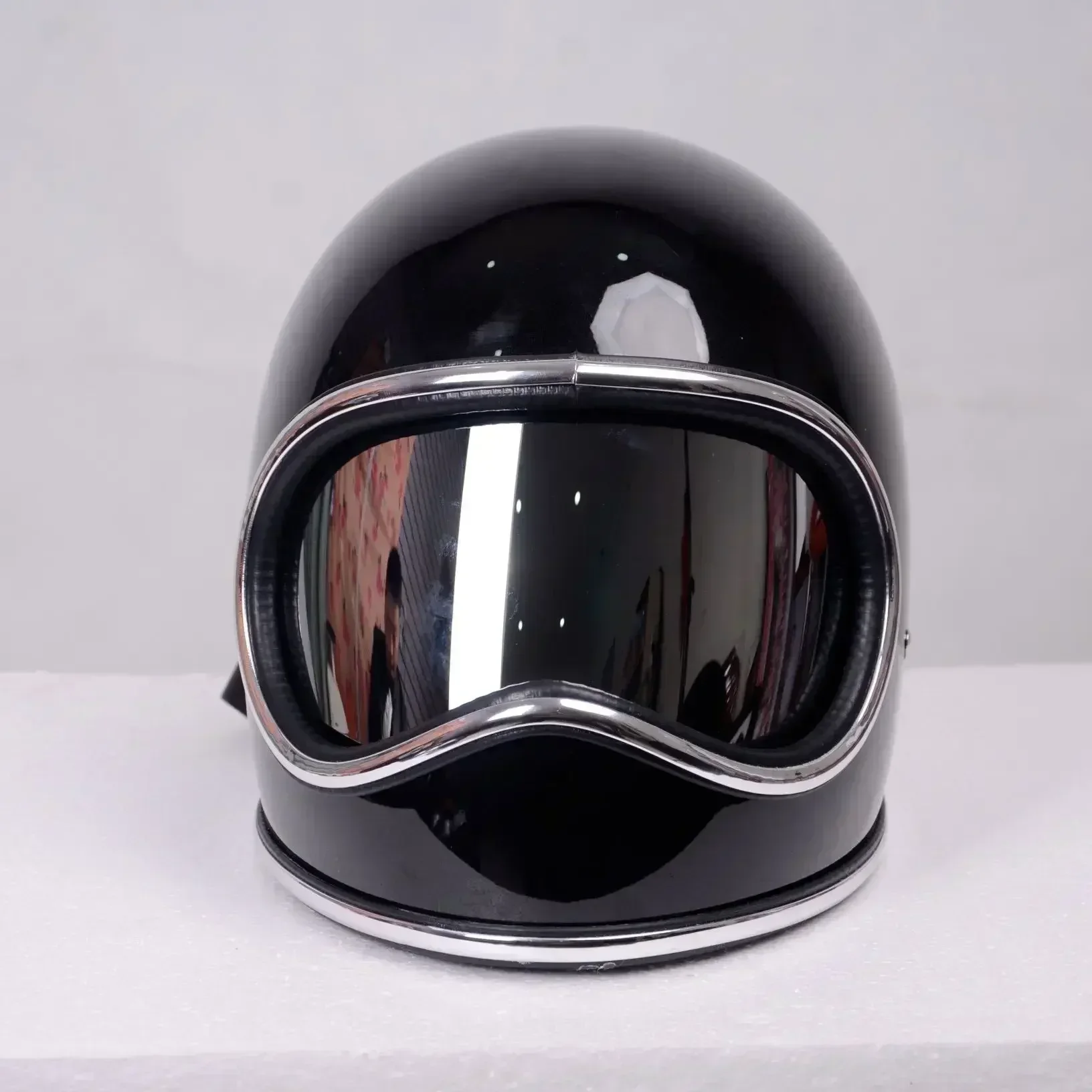 

Мотошлем в корейском стиле, японский технический высокопрочный мотошлем из стекловолокна, серия DAVID2, винтажные шестерни для Harley Honda