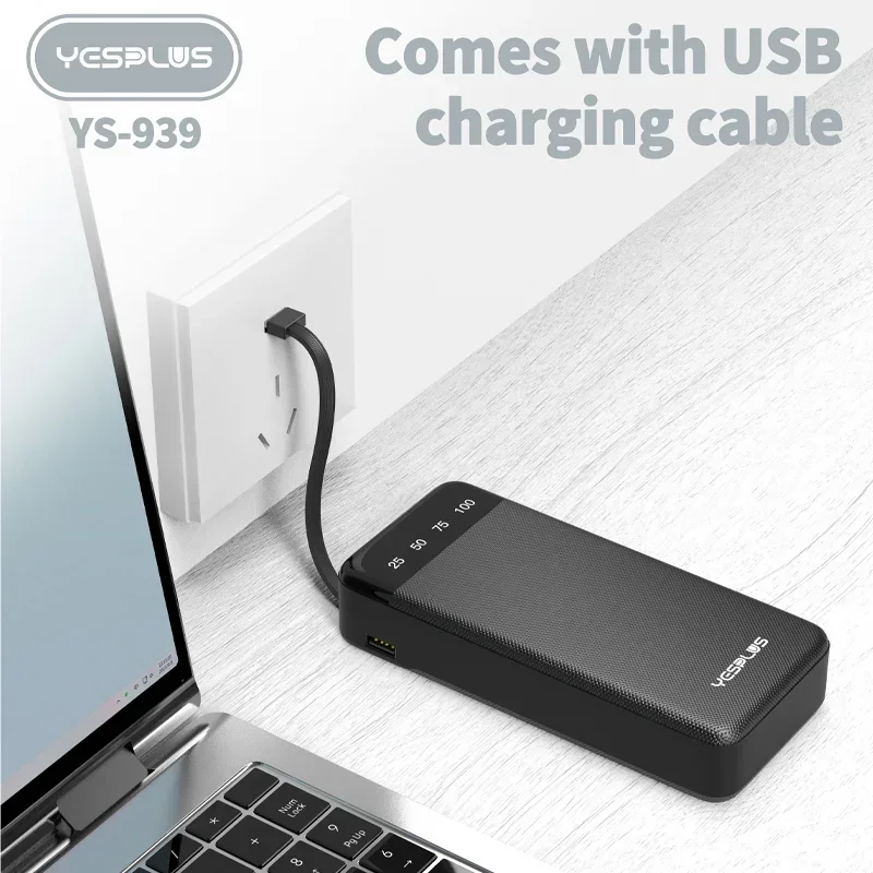 Новый внешний аккумулятор большой емкости 20000 мАч с быстрой зарядкой и