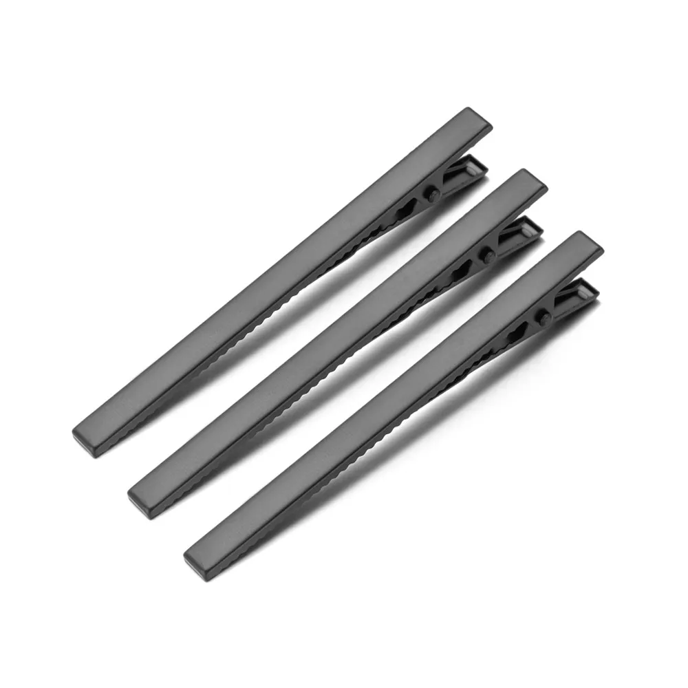 Черные зажимы-Аллигаторы для волос золотистые зажимы пустая основа сделай сам