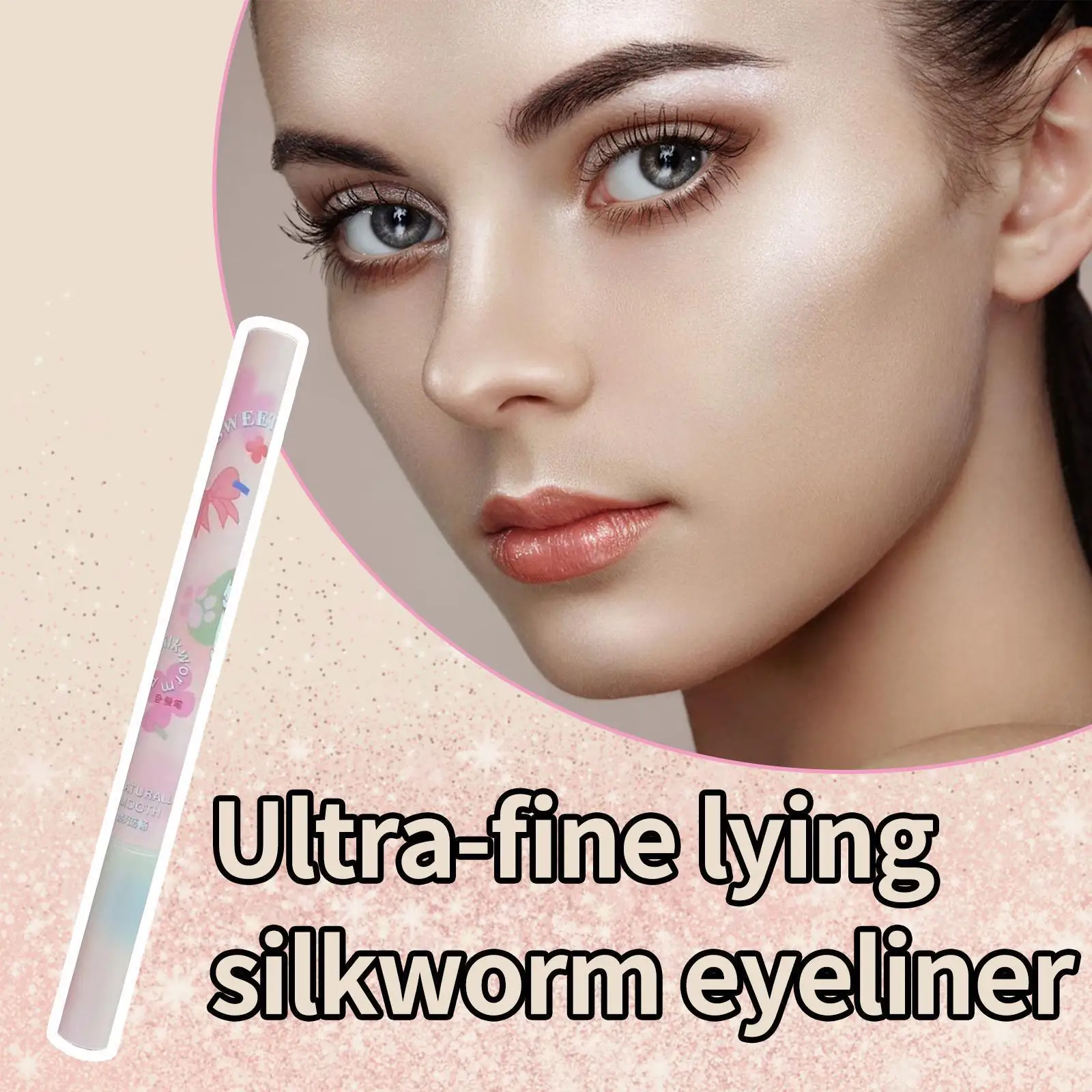 

0.005mm Ultra-fine Lying Silkworm Eyeliner Pen Matte Pencil Smooth Makeup Tool Eyeliner Cosmetics Liquid Quick-drying Water H1V6