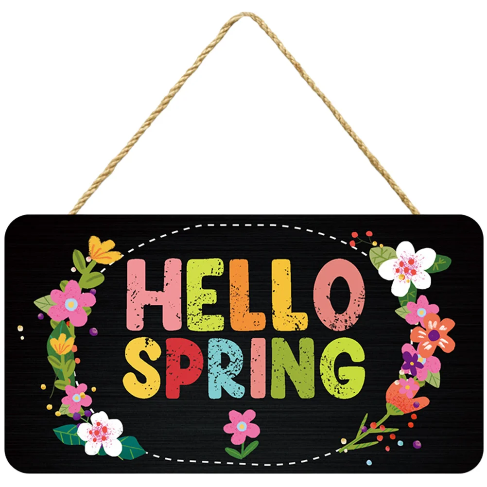 

Hello Wood Sign Decorative Rustic Front Door Sign for Indoor Outdoor Decoration