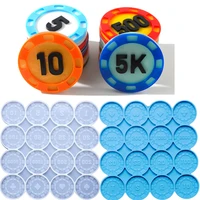 diy coin mold resin chip game currency bitcoin sticker uv epoxy resin silicone mold childrens toys crafts jewelry casting tool