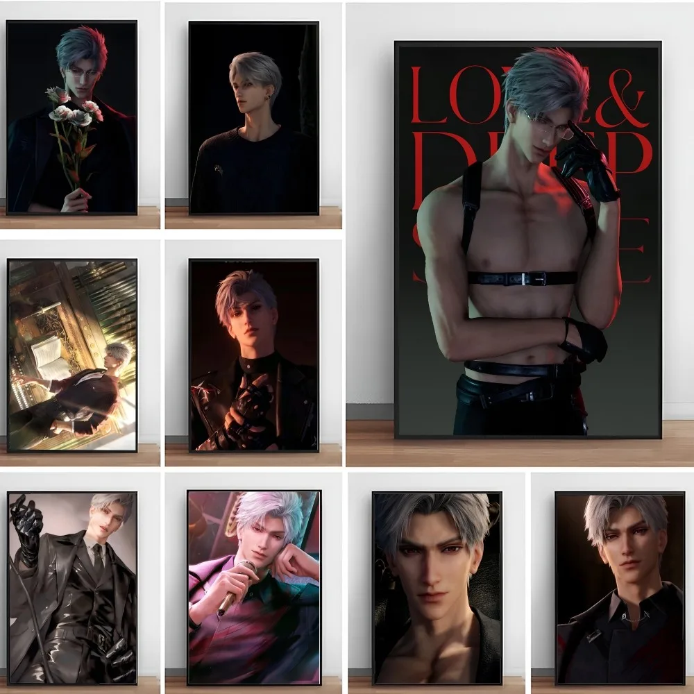 Плакат с надписью Love And Deepspace для дома гостиной спальни входа в бар кафе