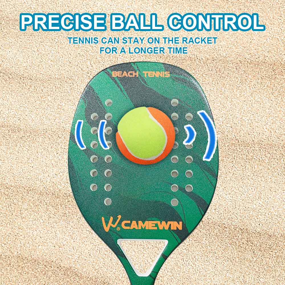 Ракетка для пляжа теннисная ракетка из углеродного стекловолокна EVA с пенным