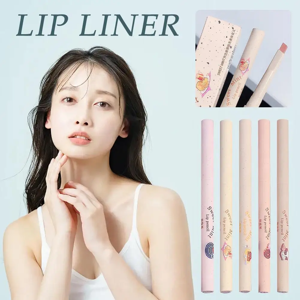 

Waterproof Lipliner Pencil Lip Makeup Lipstick Pencils Long-lasting Lady Charming Lip Liner Soft Pencil Contour Makeup Lipstick