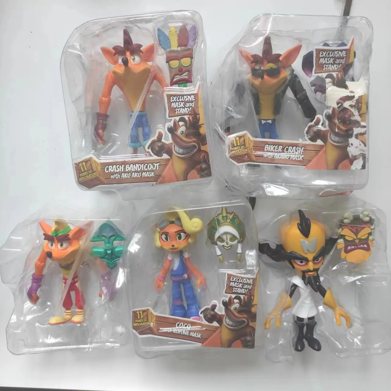 Crash Bandicoot Dr Neo Coco Aku фигурки 10 см | AliExpress