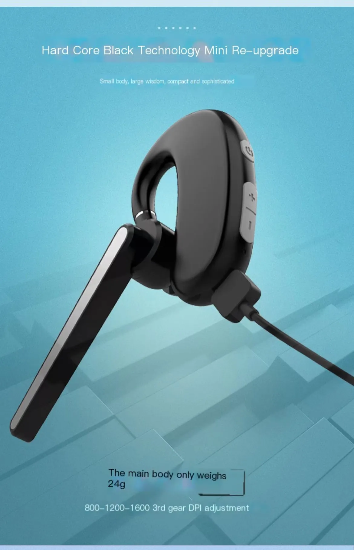 Портативная мини-рация Sinorise с встроенным bluetooth, беспроводная рация для использования в отеле (art.: 3920bd15ade06) - 3920bd15ade06