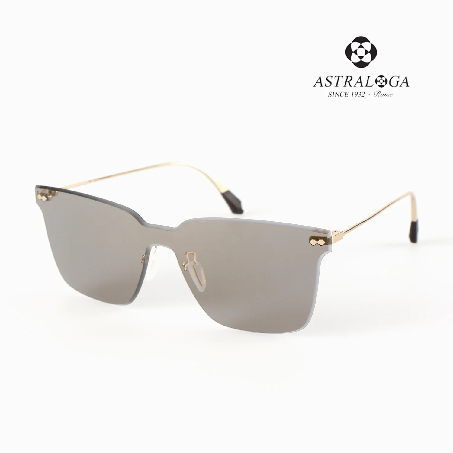 Love and Light Universal Ultra Light Alloy Wear-resistant Retro Outdoor Sunglasses Driving Mirror Leg Engraving AL014