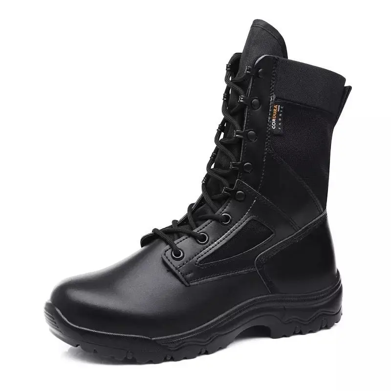 

New men's boots Martin boots ultralight combat boots men's black riding boots Martin boots breathable high boots men's boots